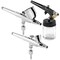 PointZero Airbrush Dual Action Airbrush Kit with 3 Airbrushes